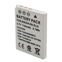 Nikon Coolpix S8 digital camera battery