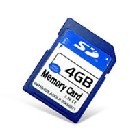 4GB SD Memory Card